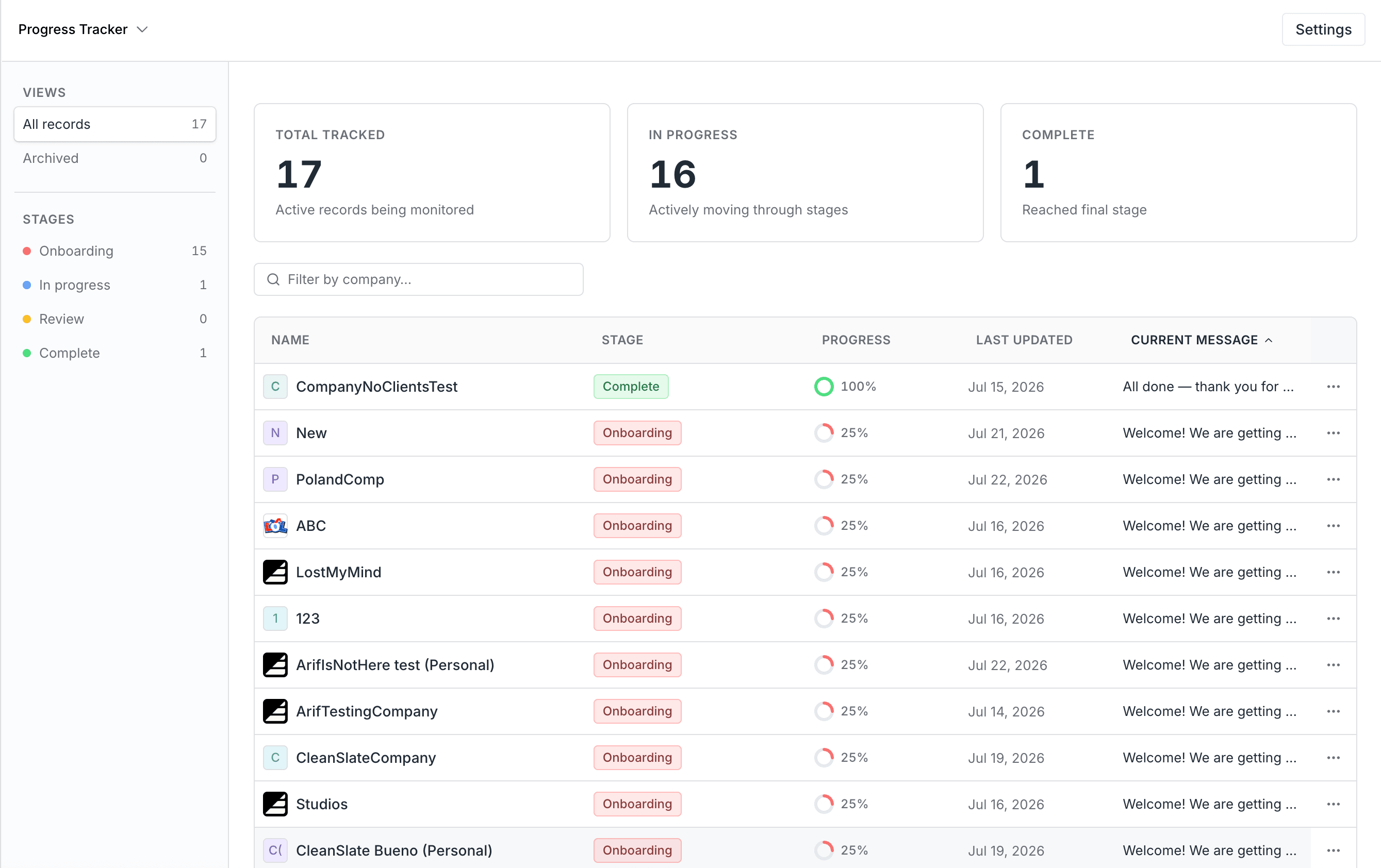 Progress tracker preview 1